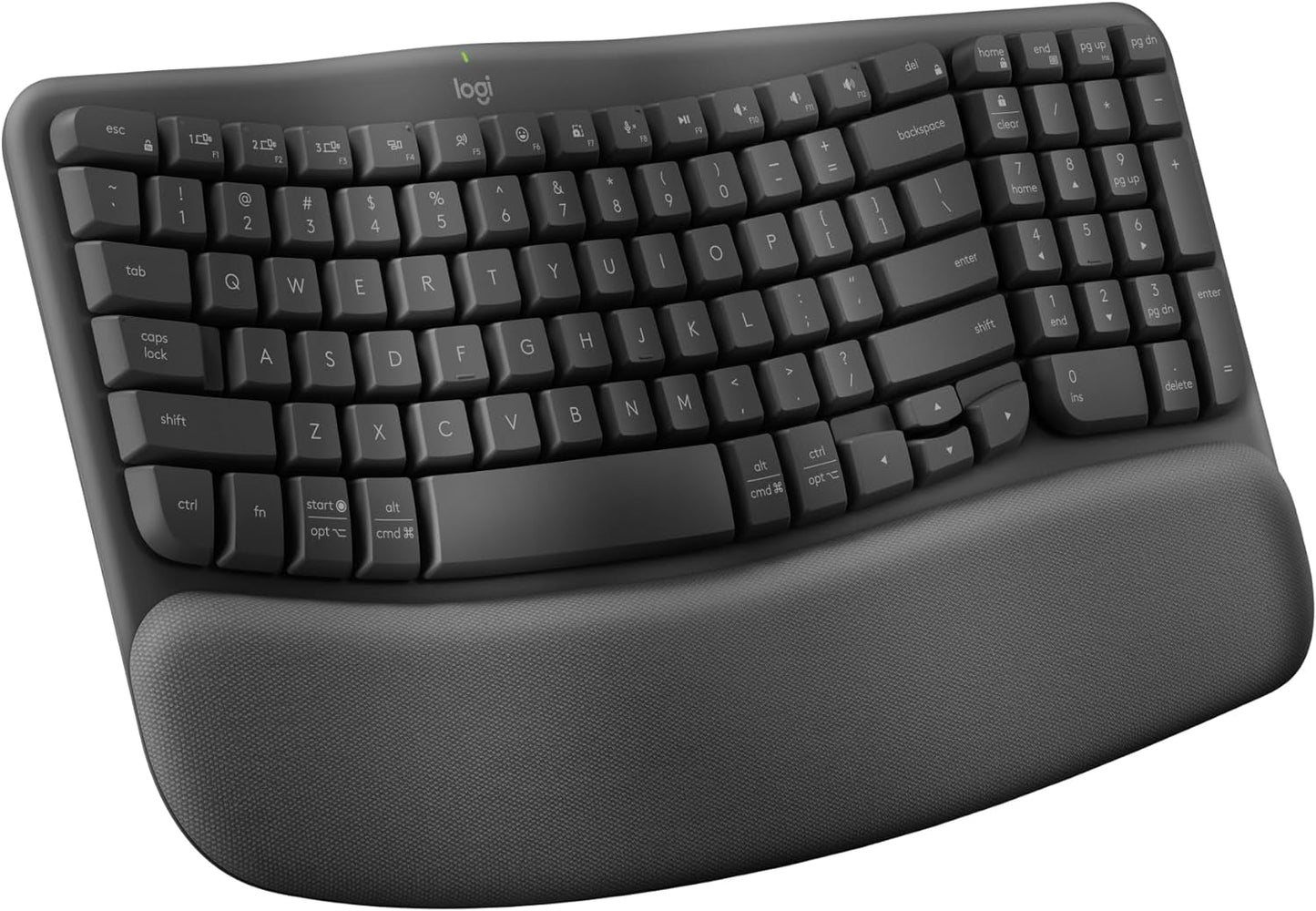 Logitech Ergo Series Wave Keys Wireless Ergonomic Keyboard