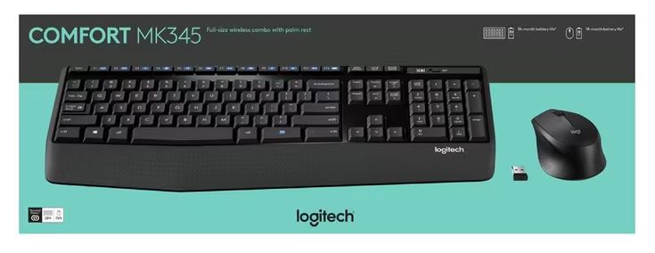 Logitech MK345 Wireless Keyboard & Mouse Combo