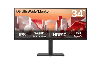 LG 34" UltraWide QHD Curved IPS Monitor